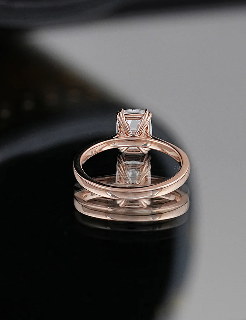 Old Mine Cushion Cut Ring