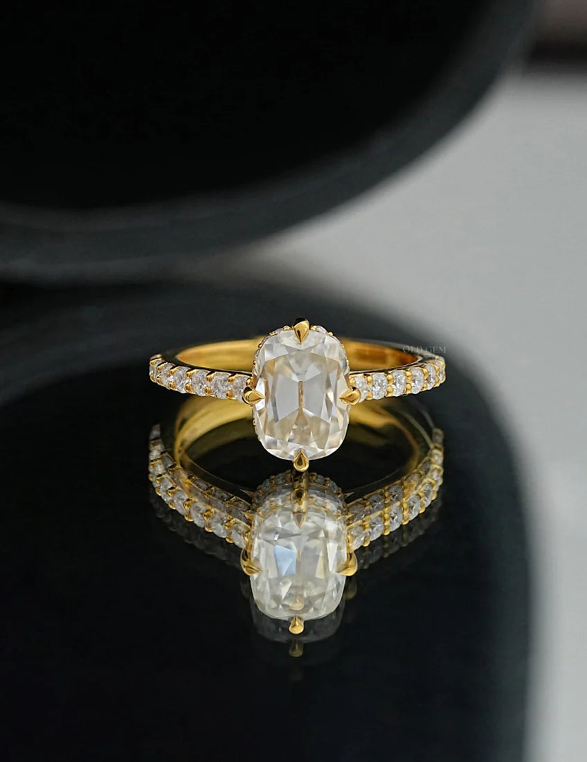 Old Mine Cut Engagement Ring