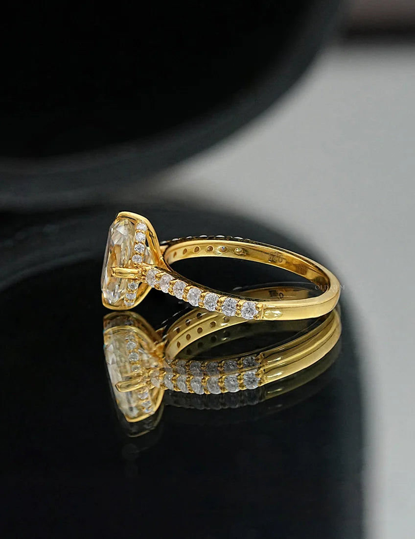 Old Mine Cut Engagement Ring