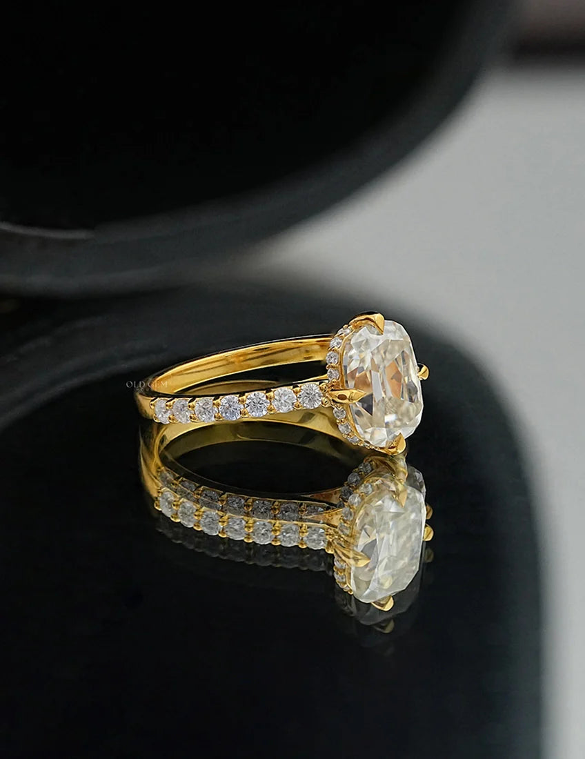 Old Mine Cut Engagement Ring