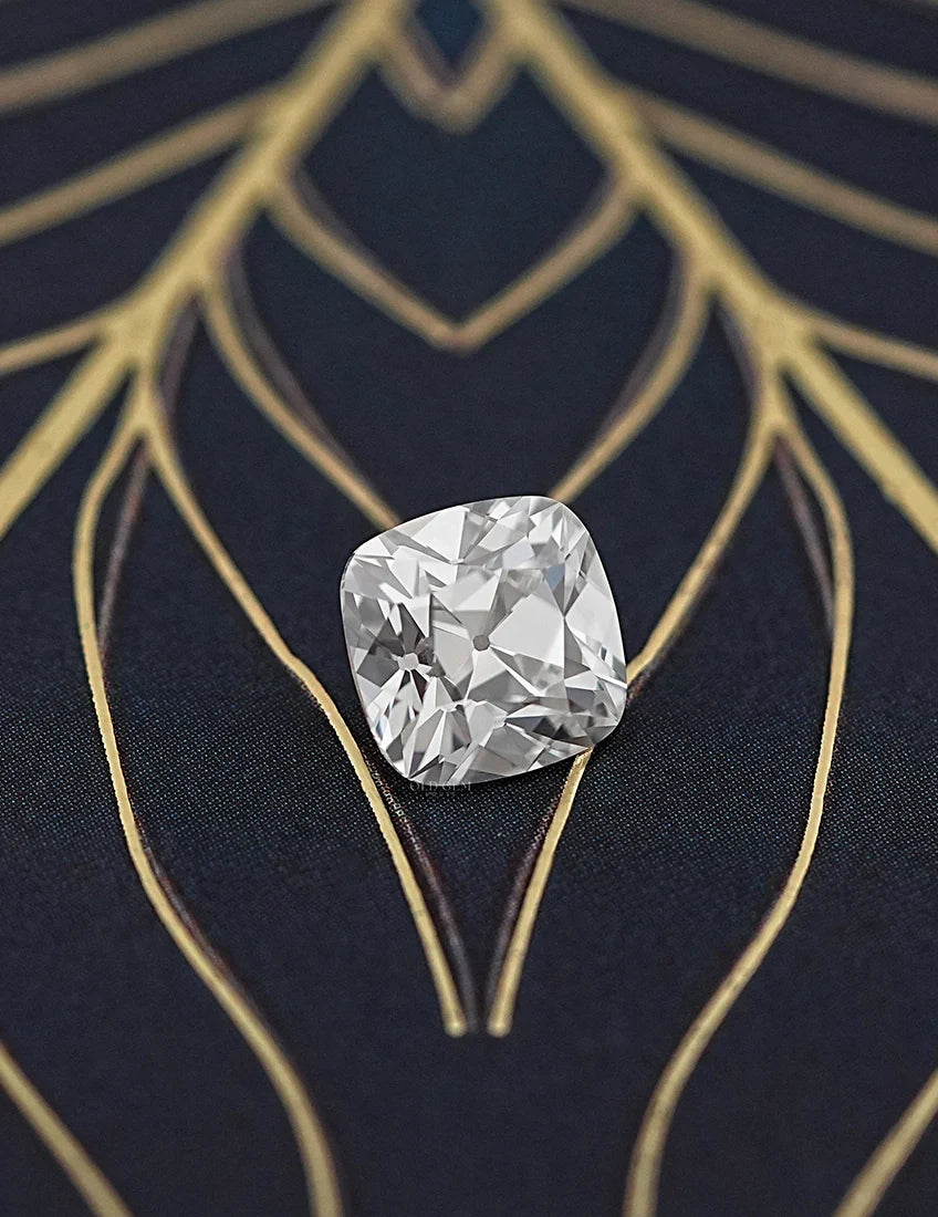 Square-Shape Old Mine Cushion Lab Diamond -- 3.02 Ct