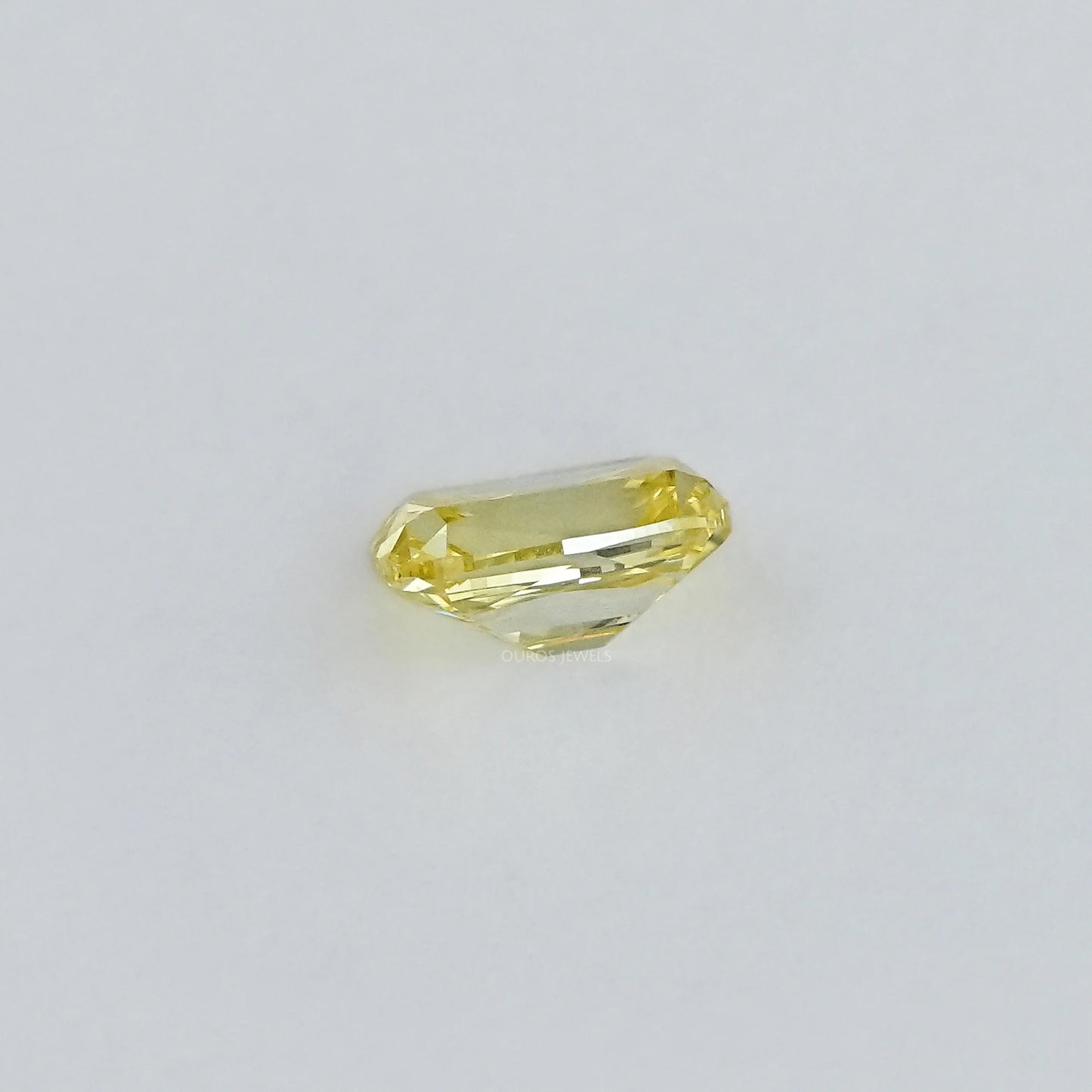 Yellow Old Mine Cushion Lab Grown Loose Diamond Loose