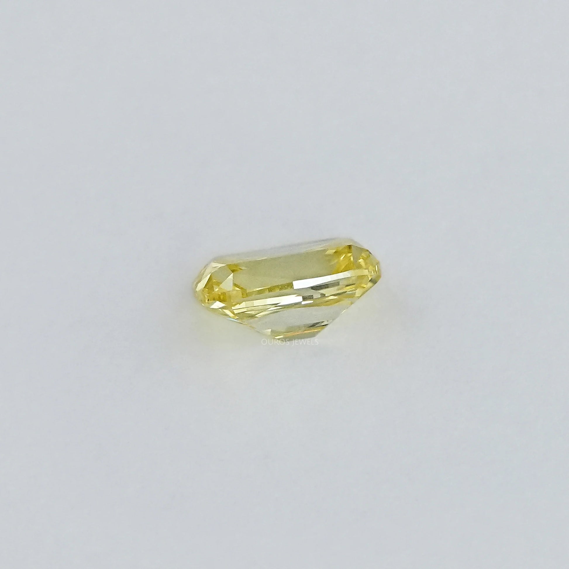 Yellow Old Mine Cushion Lab Grown Loose Diamond Loose