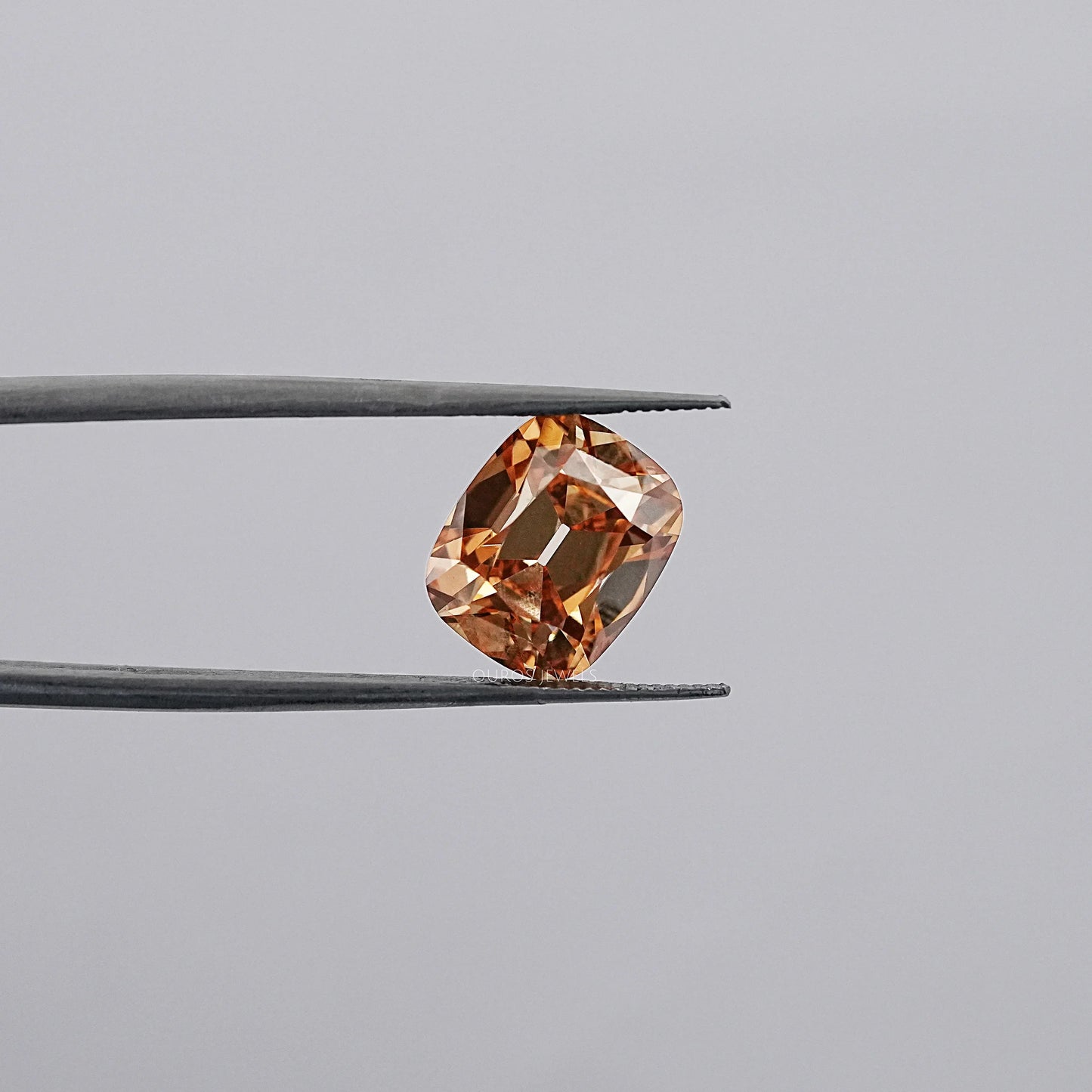 Old Mine Cushion Champagne Lab Grown Diamond Loose