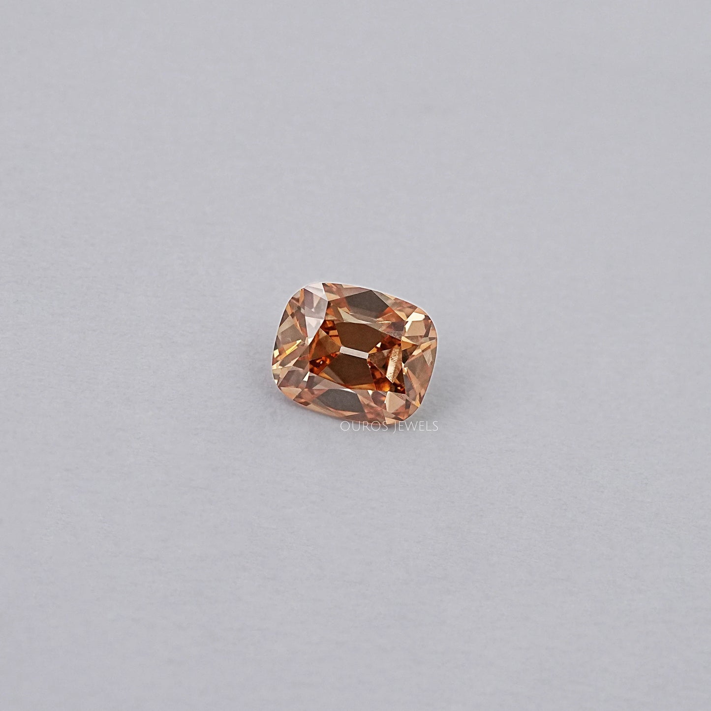 Old Mine Cushion Champagne Lab Grown Diamond Loose